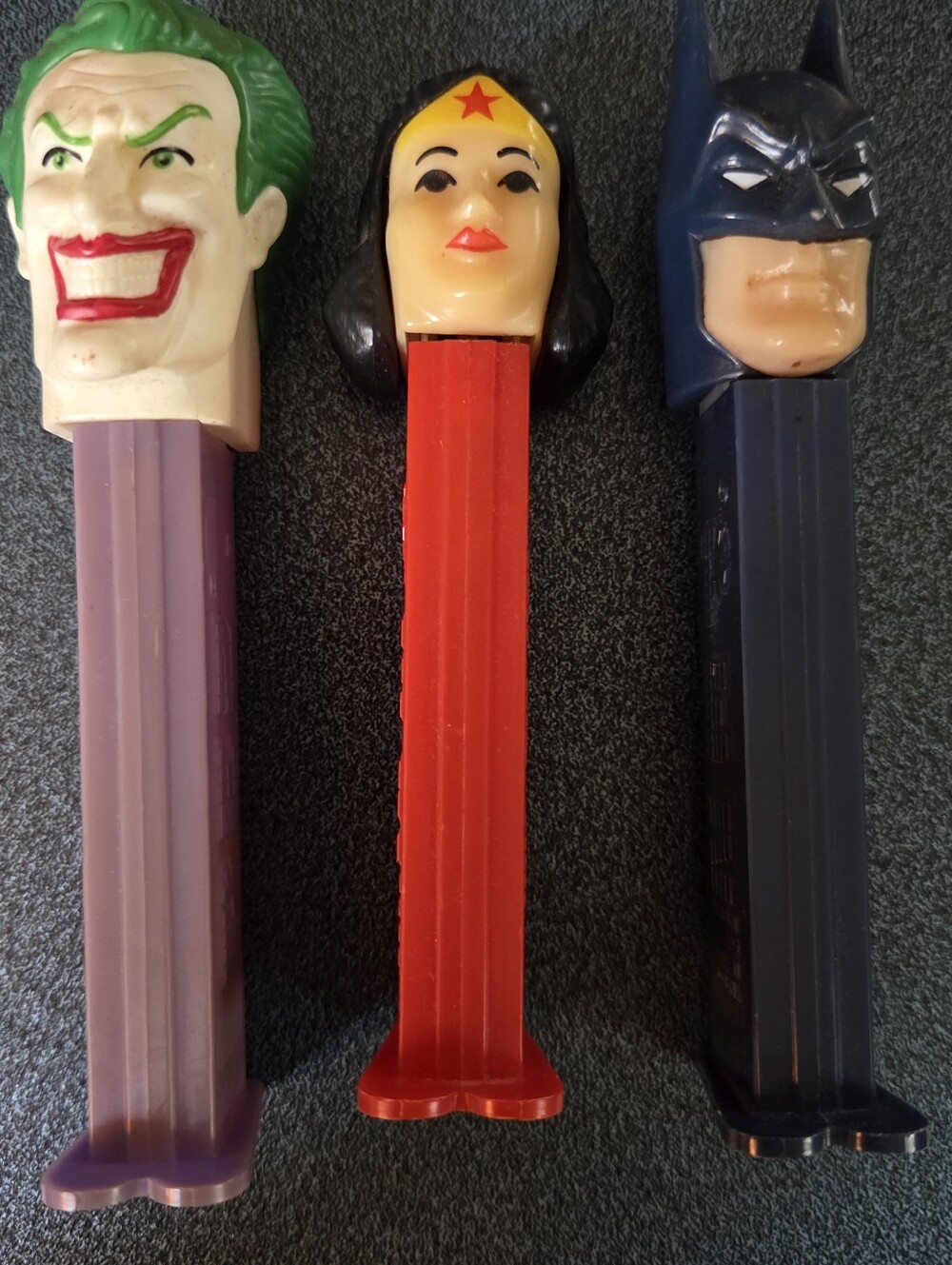 Vintage Super Heroes & Villians PEZ Dispensers